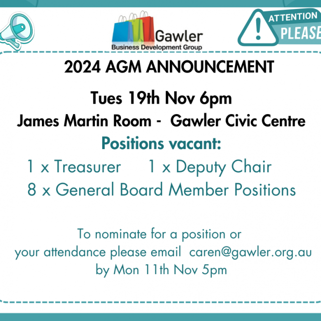 2024 Business Gawler AGM