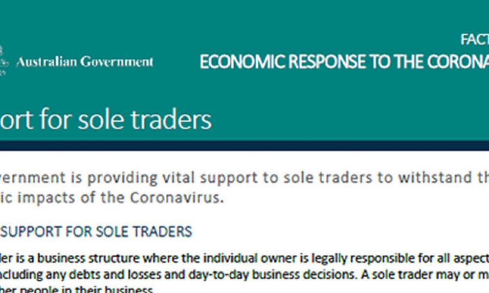 Fact Sheet for Sole Traders