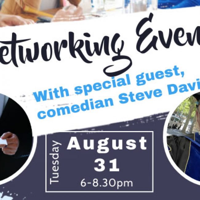 Networking Evening with special guest, comedian Steve Davis
