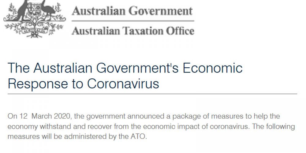 The Australian Government’s Economic Response to Coronavirus