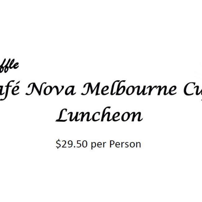 Café Nova Melbourne Cup Luncheon