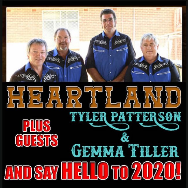 Heartland, Tyler Patterson and Gemma Tiller at Willaston Country Music Club