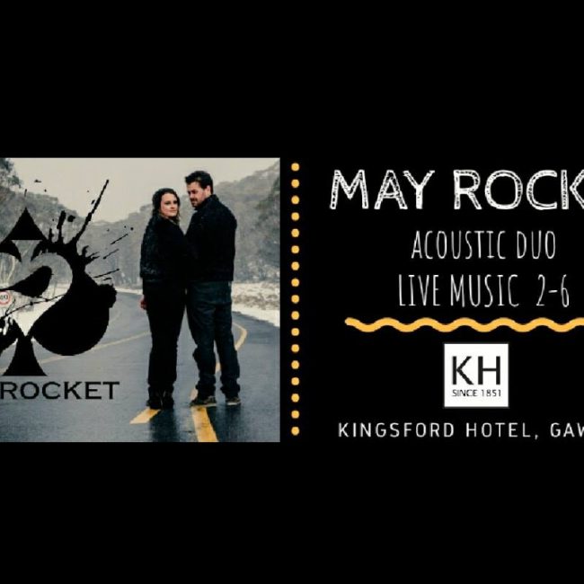 May Rocket Acoustic Duo at the Kingsford