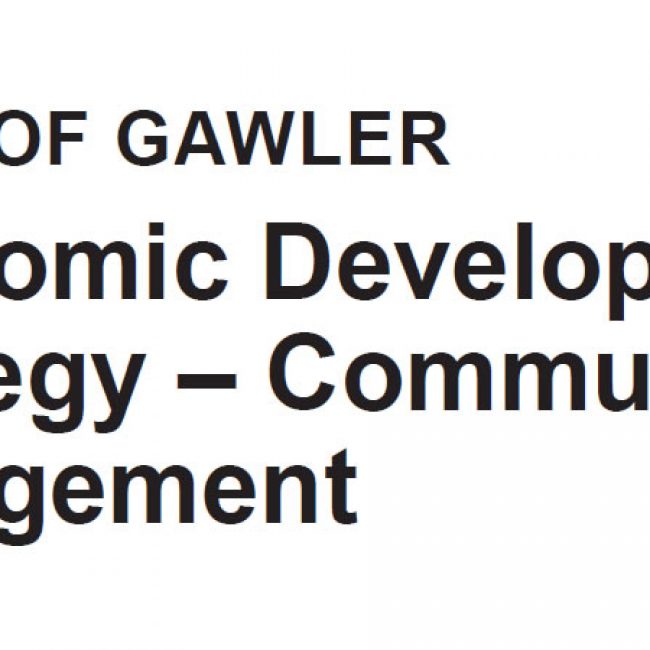Economic Development Strategy – Community Engagement