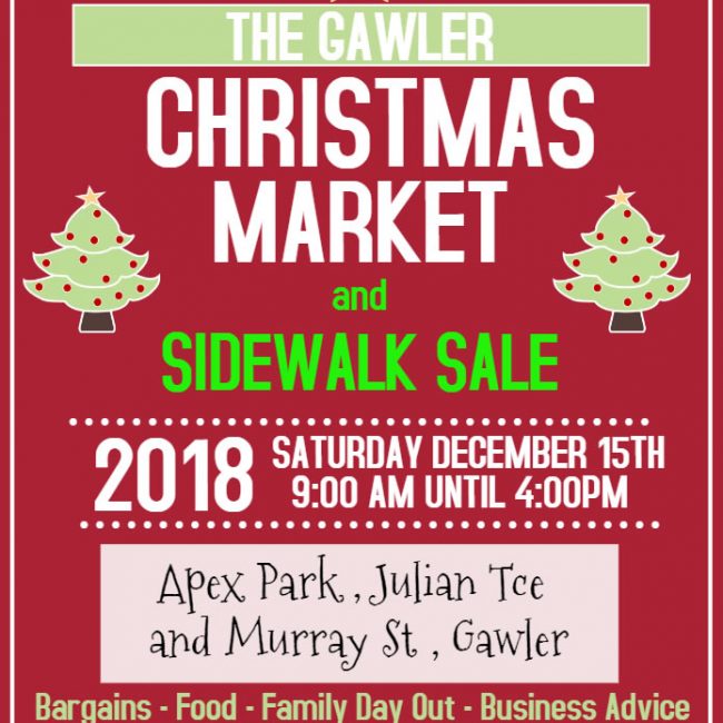 Gawler Christmas Market &#038; Sidewalk Sale