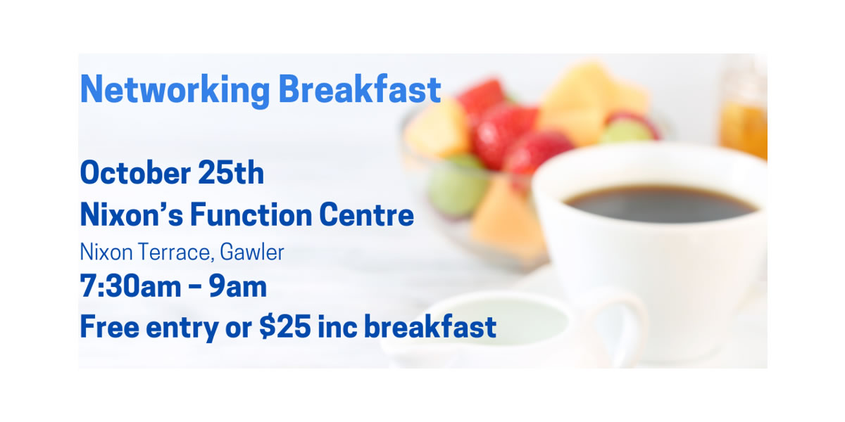 Networking Breakfast Gawler Business Development Group