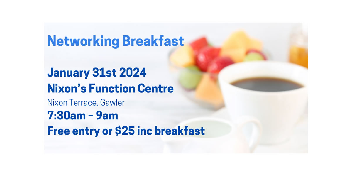 Business Networking Breakfast - Business Gawler